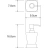 Дозатор для жидкого мыла WASSERKRAFT AMPER К-5499 K-5499