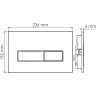 Система инсталляции для унитазов WASSERKRAFT VILS 56TLT.010.ME.BN03