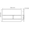 Система инсталляции для унитазов WASSERKRAFT VILS 56TLT.010.ME.CH04